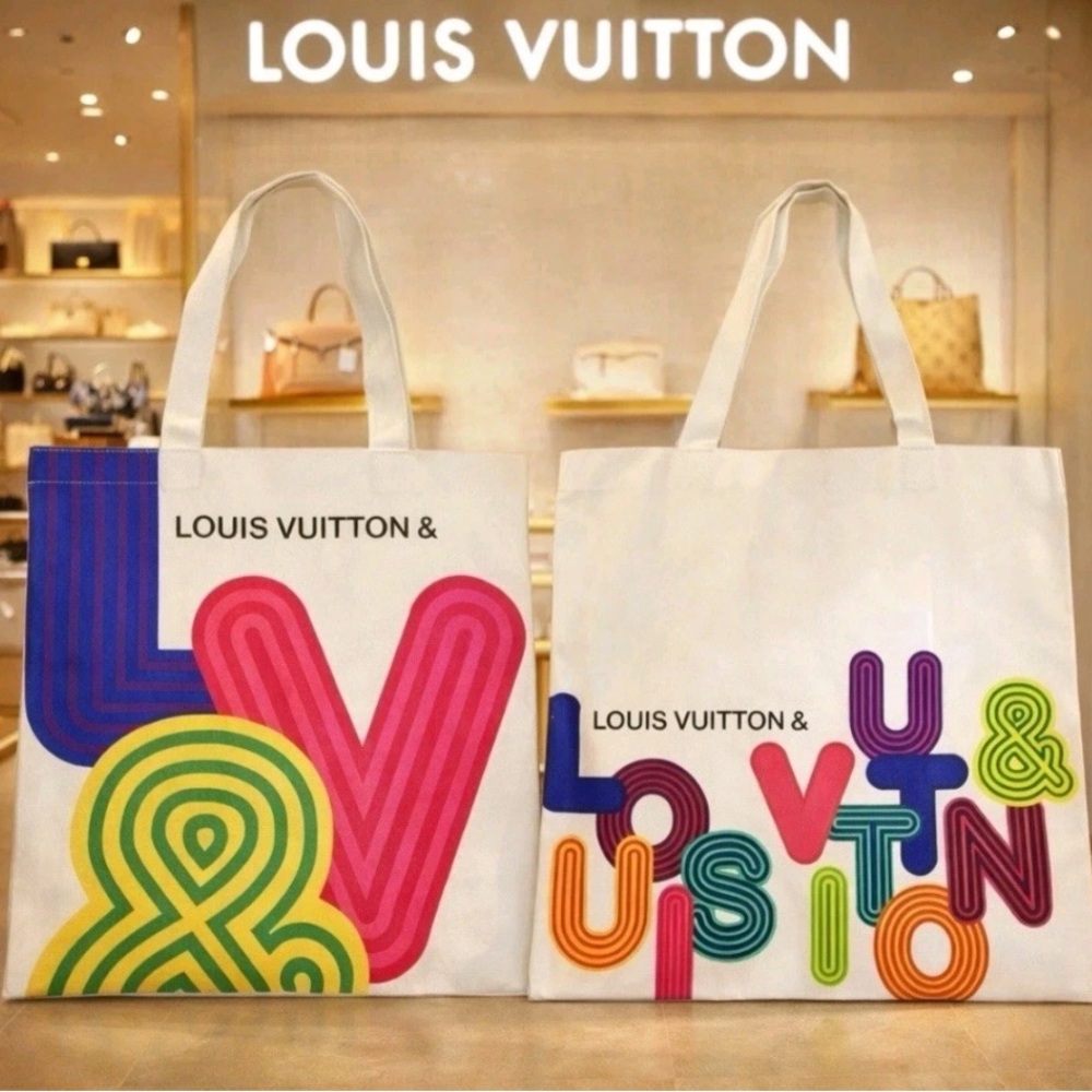 Louis Vuitton Limited Edition Shenzhen Museum Exhibition Canvas Tote New - Picture 4 of 7